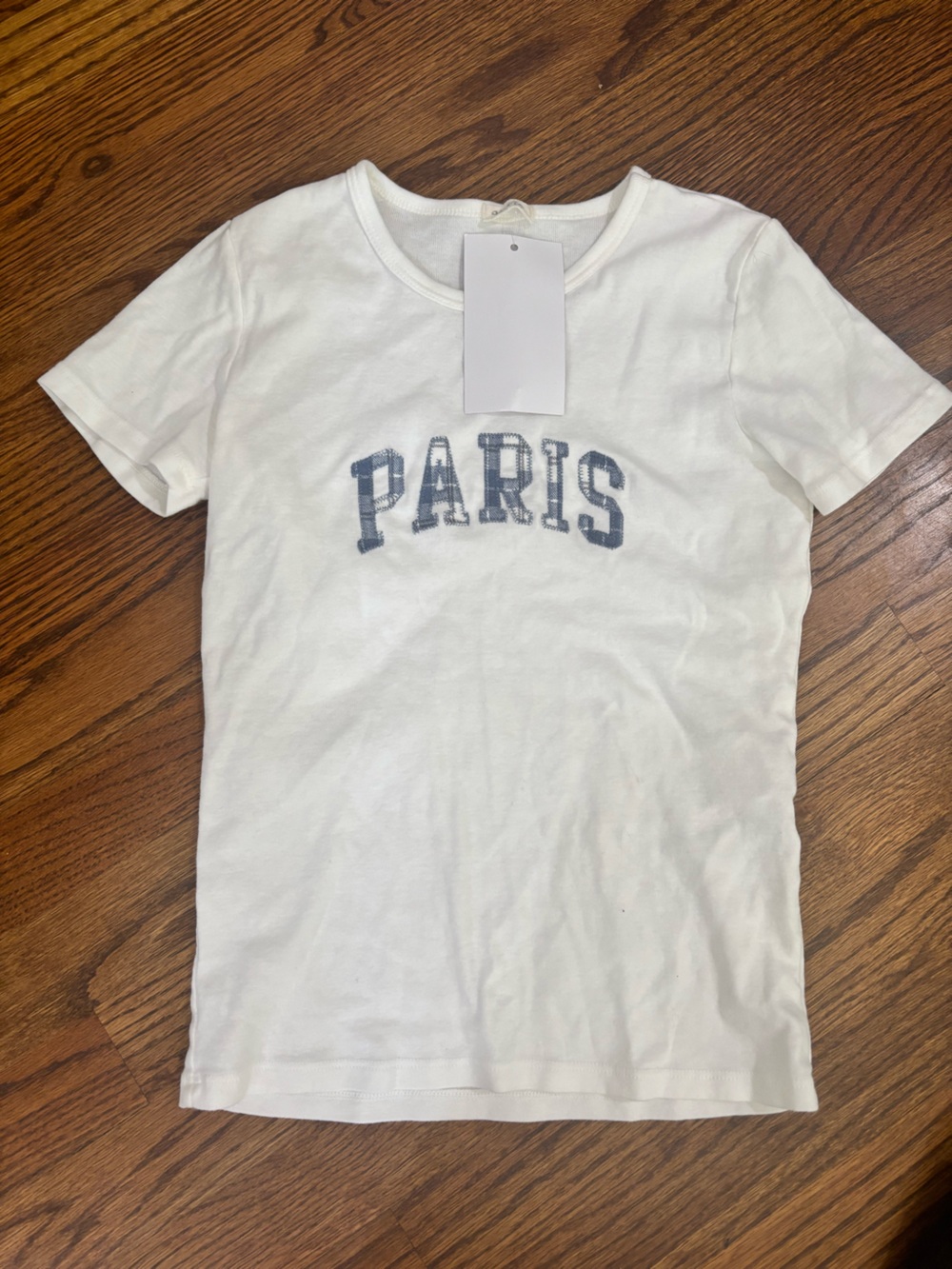 PARIS CROPPED LADIES Tee Shirt New John Galt One Size